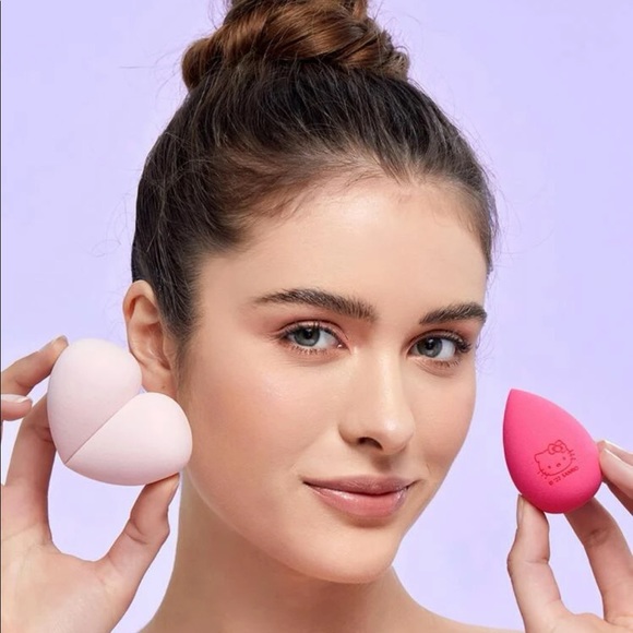 NEW•LIMITED EDITION• SANRIO HELLO KITTY MAKE UP SPONGE 3-PACK•NEW - Picture 3 of 12